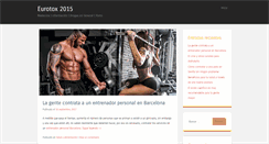 Desktop Screenshot of eurotox2015.com