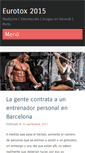Mobile Screenshot of eurotox2015.com